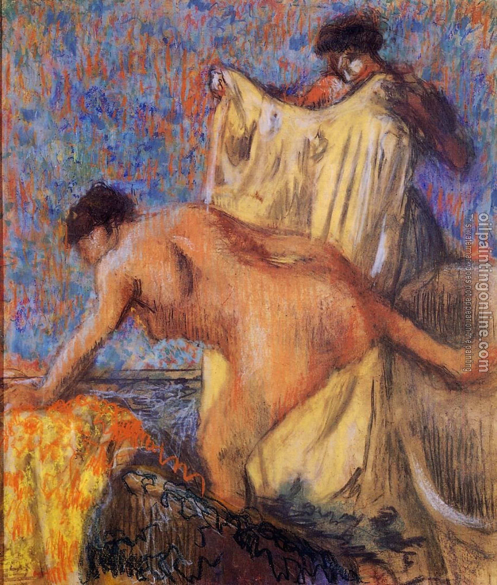 Degas, Edgar - Woman Leaving Her Bath